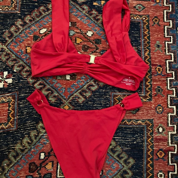 Super sexy red bikini (eco friendly) from Away That Day. Made in the UK - Picture 3 of 7